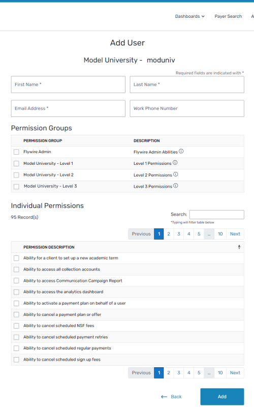 Manage an Administrator