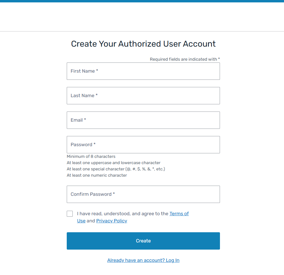 Walkthrough: Setting Up A New Authorized User