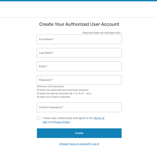 Walkthrough: Setting Up A New Authorized User